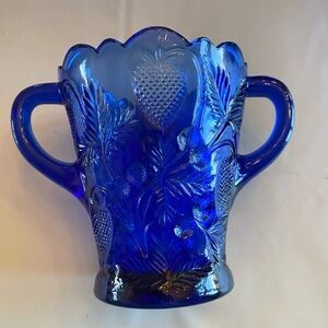 Vintage Fenton Cobalt Vase